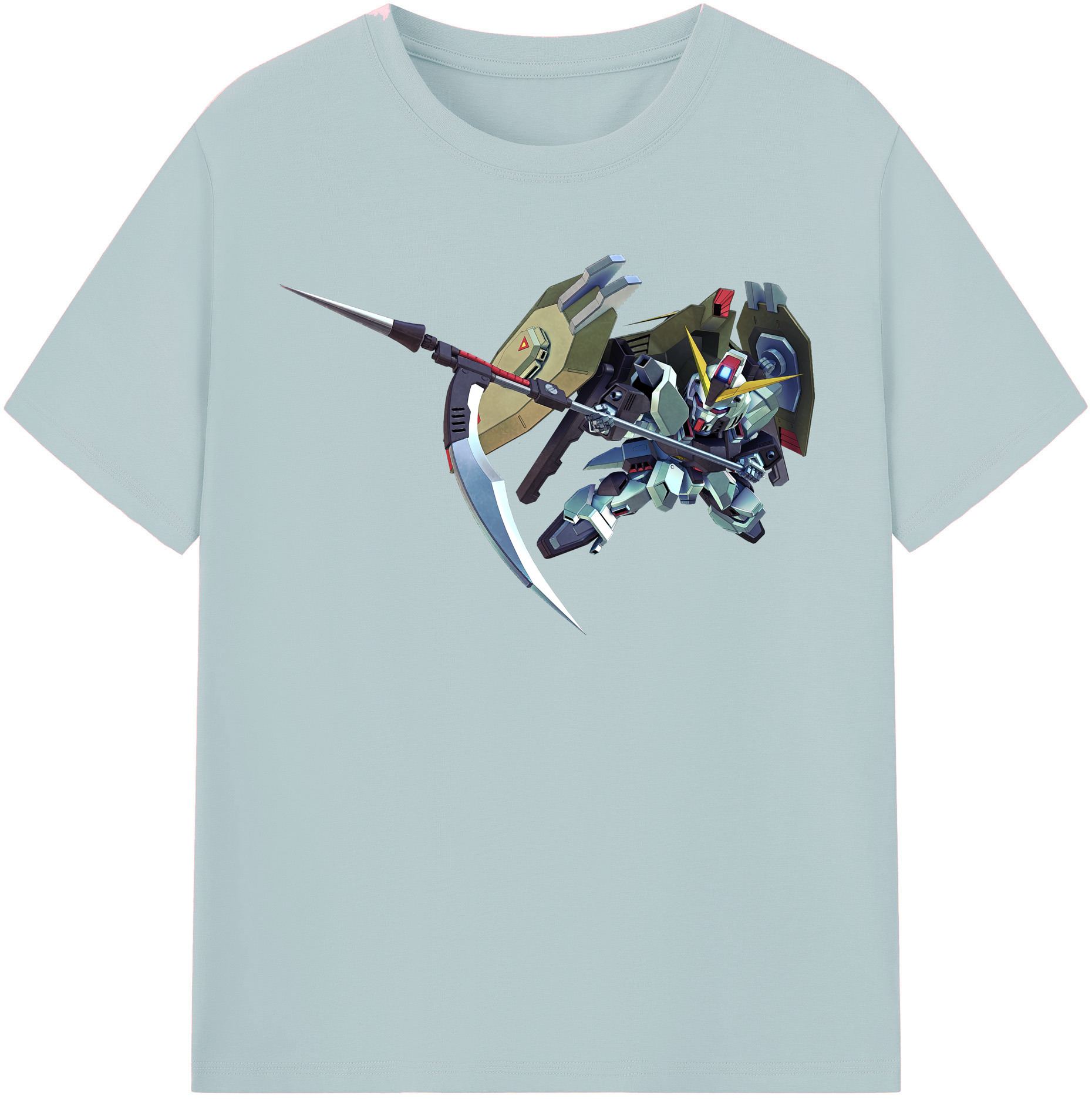 （画像用） 機動戦士ガンダム Mobile Suit Gundam 綿100％半袖Tシャツ（フロントプリント）